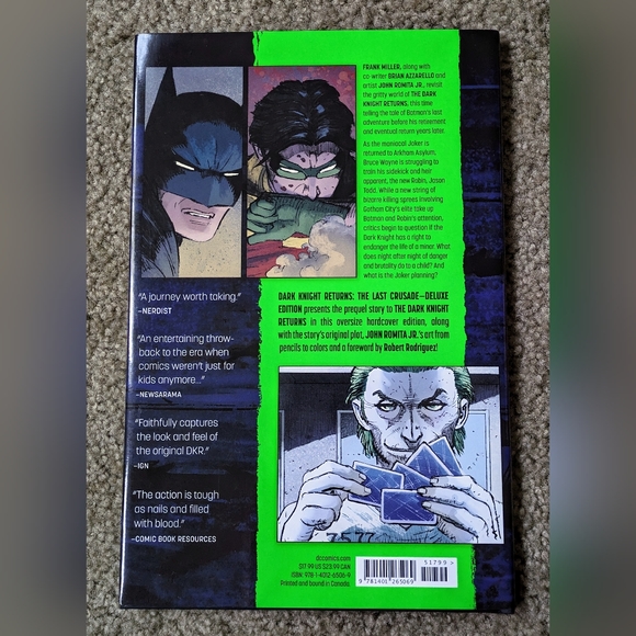 Dark Knight Returns Deluxe Edition Batman DC Comics Book Hardcover - Picture 2 of 7